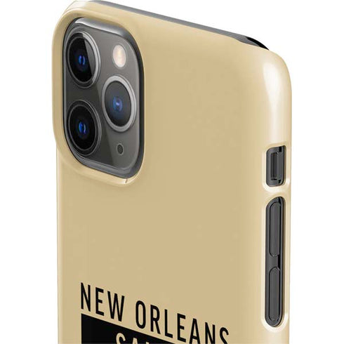 NFL New Orleans Saints Gold Performance Series iPhone 11 Pro Lite Case