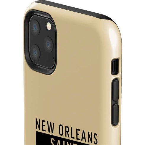 NFL New Orleans Saints Gold Performance Series iPhone 11 Pro Max Impact Case