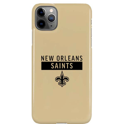 NFL New Orleans Saints Gold Performance Series iPhone 11 Pro Max Lite Case
