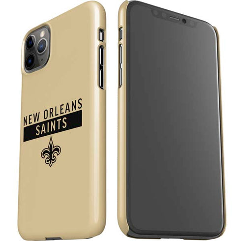 NFL New Orleans Saints Gold Performance Series iPhone 11 Pro Max Lite Case