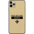 NFL New Orleans Saints Gold Performance Series iPhone 11 Pro Max Skin