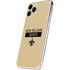 NFL New Orleans Saints Gold Performance Series iPhone 11 Pro Skin