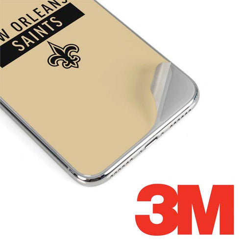 NFL New Orleans Saints Gold Performance Series iPhone 11 Pro Skin