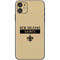 NFL New Orleans Saints Gold Performance Series iPhone 11 Skin