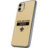 NFL New Orleans Saints Gold Performance Series iPhone 11 Skin
