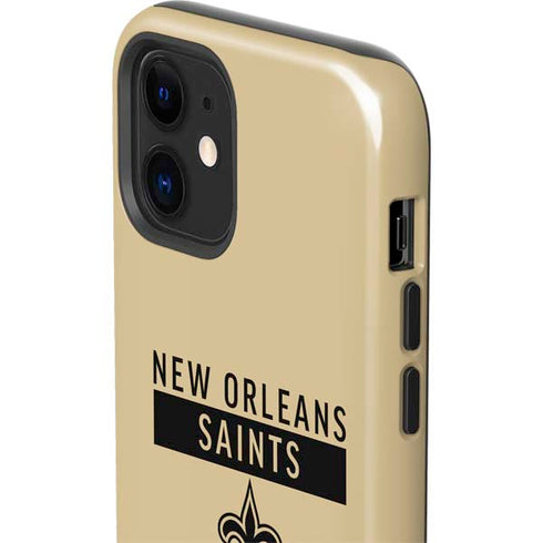 NFL New Orleans Saints Gold Performance Series iPhone 12 Impact Case