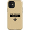 NFL New Orleans Saints Gold Performance Series iPhone 12 Mini Impact Case
