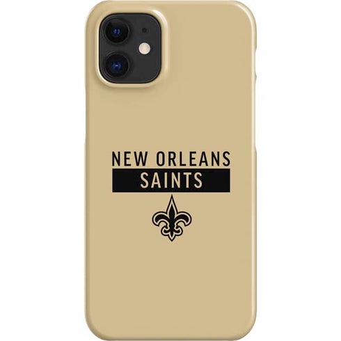 NFL New Orleans Saints Gold Performance Series iPhone 12 Mini Lite Case