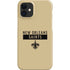 NFL New Orleans Saints Gold Performance Series iPhone 12 Mini Lite Case