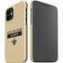 NFL New Orleans Saints Gold Performance Series iPhone 12 Mini Lite Case
