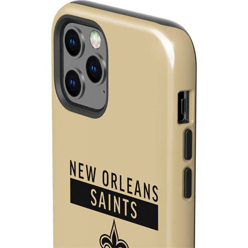 NFL New Orleans Saints Gold Performance Series iPhone 12 Pro Impact Case