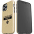 NFL New Orleans Saints Gold Performance Series iPhone 12 Pro Impact Case