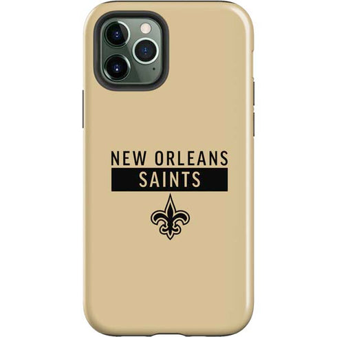 NFL New Orleans Saints Gold Performance Series iPhone 12 Pro Max Impact Case