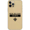 NFL New Orleans Saints Gold Performance Series iPhone 12 Pro Max Skin