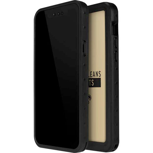 NFL New Orleans Saints Gold Performance Series iPhone 12 Pro Waterproof Case