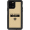 NFL New Orleans Saints Gold Performance Series iPhone 12 Pro Waterproof Case
