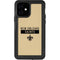NFL New Orleans Saints Gold Performance Series iPhone 12 Waterproof Case