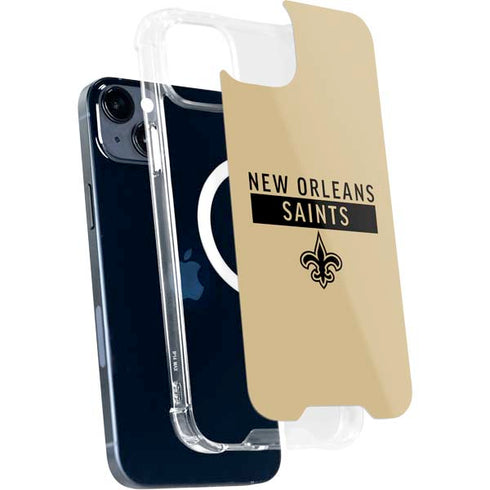 NFL New Orleans Saints Gold Performance Series iPhone 13 MagSafe Case