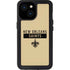 NFL New Orleans Saints Gold Performance Series iPhone 13 Mini Waterproof Case