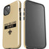NFL New Orleans Saints Gold Performance Series iPhone 14 Plus Impact Case