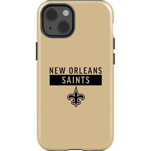 NFL New Orleans Saints Gold Performance Series iPhone 15 Impact Case