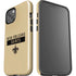NFL New Orleans Saints Gold Performance Series iPhone 15 Impact Case