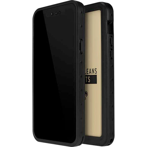 NFL New Orleans Saints Gold Performance Series iPhone 14 Pro Max Waterproof Case