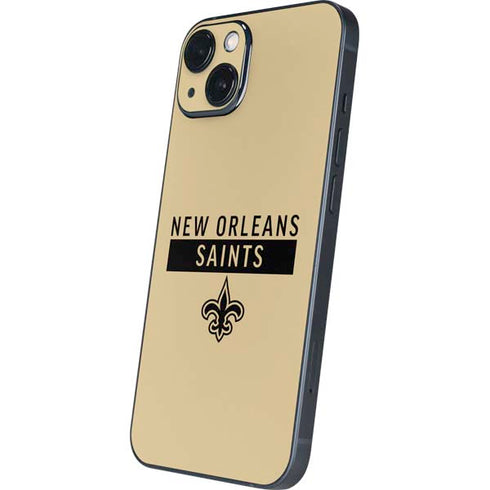 NFL New Orleans Saints Gold Performance Series iPhone 14 Skin