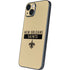 NFL New Orleans Saints Gold Performance Series iPhone 14 Skin