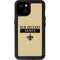 NFL New Orleans Saints Gold Performance Series iPhone 15 Plus Waterproof Case