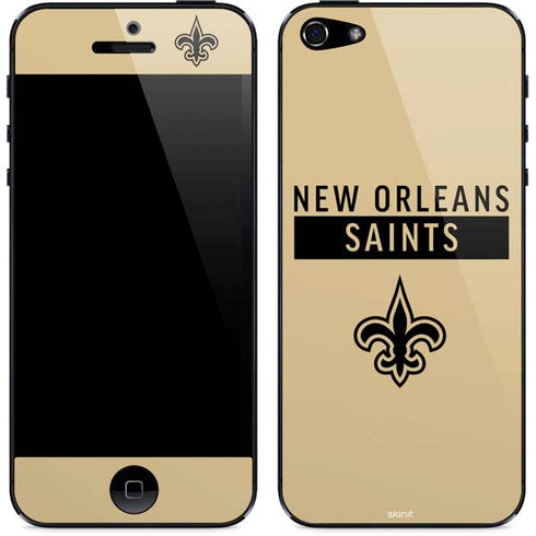 NFL New Orleans Saints Gold Performance Series iPhone 5/5s/5SE Skin