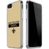 NFL New Orleans Saints Gold Performance Series iPhone SE (2nd & 3rd Gen) Clear Case