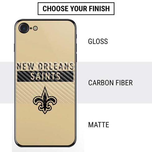 NFL New Orleans Saints Gold Performance Series iPhone SE (2nd & 3rd Gen) Skin