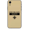 NFL New Orleans Saints Gold Performance Series iPhone XR Skin