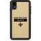 NFL New Orleans Saints Gold Performance Series iPhone XR Waterproof Case