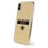 NFL New Orleans Saints Gold Performance Series iPhone XS Skin