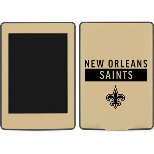 NFL New Orleans Saints Gold Performance Series Amazon Kindle Skin