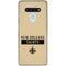 NFL New Orleans Saints Gold Performance Series LG Stylo 6 Clear Case