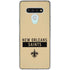 NFL New Orleans Saints Gold Performance Series LG Stylo 6 Clear Case
