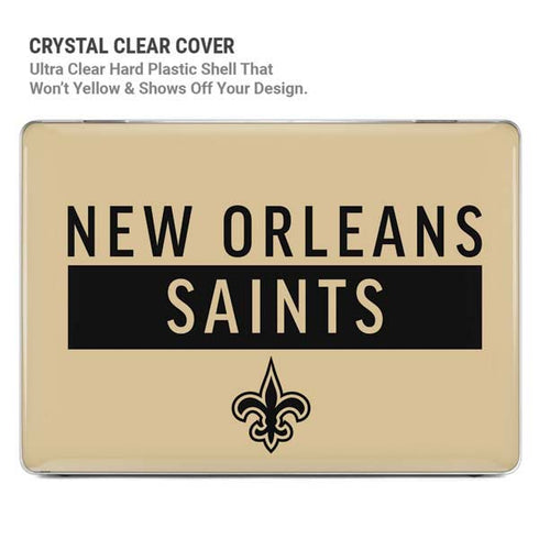NFL New Orleans Saints Gold Performance Series MacBook Air 13in M1 (2021) Case plus Skin
