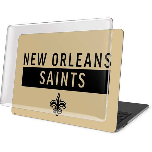 NFL New Orleans Saints Gold Performance Series MacBook Pro 15in (2016-19) Case plus Skin