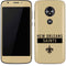 NFL New Orleans Saints Gold Performance Series Moto E5 Play Skin