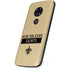 NFL New Orleans Saints Gold Performance Series Moto E5 Play Skin