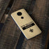 NFL New Orleans Saints Gold Performance Series Moto E5 Plus Skin