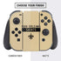 NFL New Orleans Saints Gold Performance Series Nintendo Switch Bundle Skin