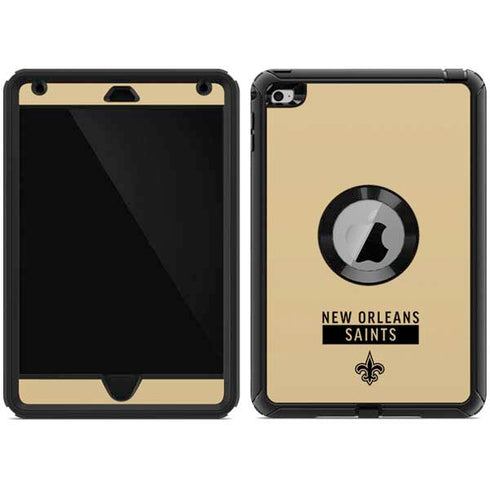 NFL New Orleans Saints Gold Performance Series Otterbox Defender iPad Skin