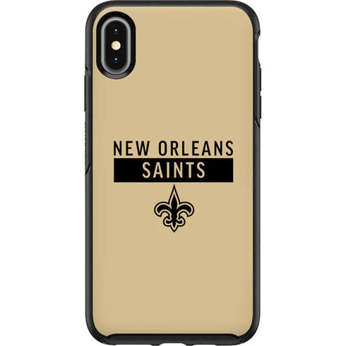 NFL New Orleans Saints Gold Performance Series Otterbox Symmetry iPhone Skin