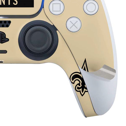 NFL New Orleans Saints Gold Performance Series PS5 Bundle Skin