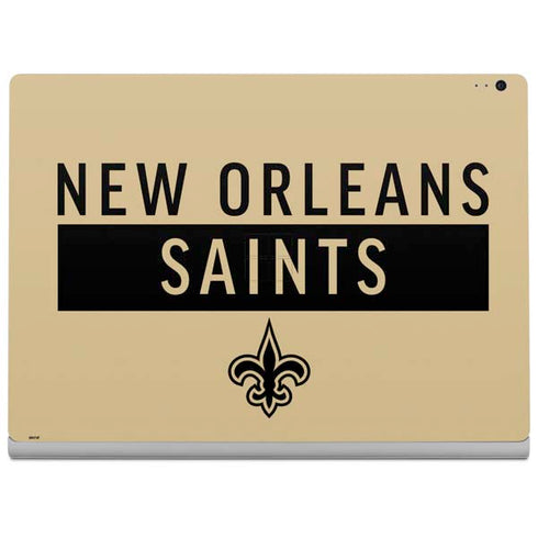 NFL New Orleans Saints Gold Performance Series Surface Book 2 13.5in Skin