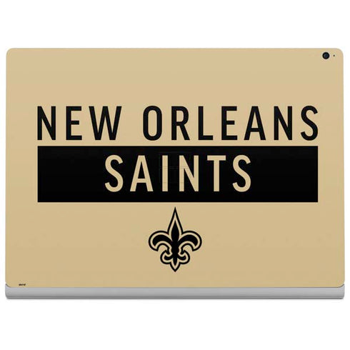 NFL New Orleans Saints Gold Performance Series Surface Book 2 15in Skin
